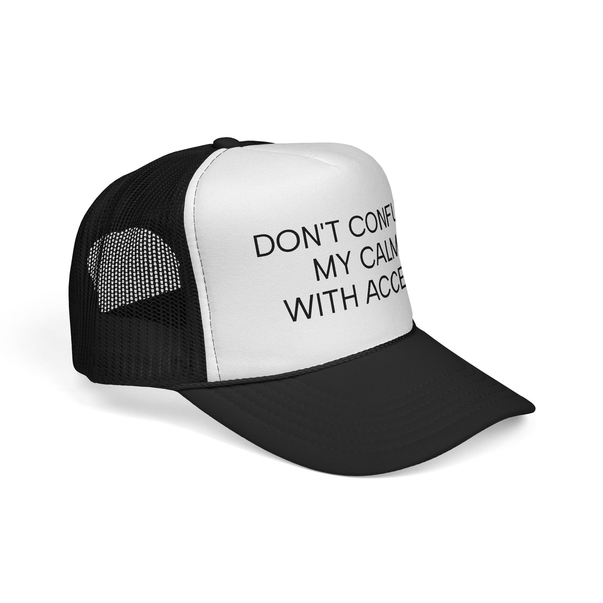 Don’t Confuse My Calm Trucker Hat | Funny Mesh Back Cap