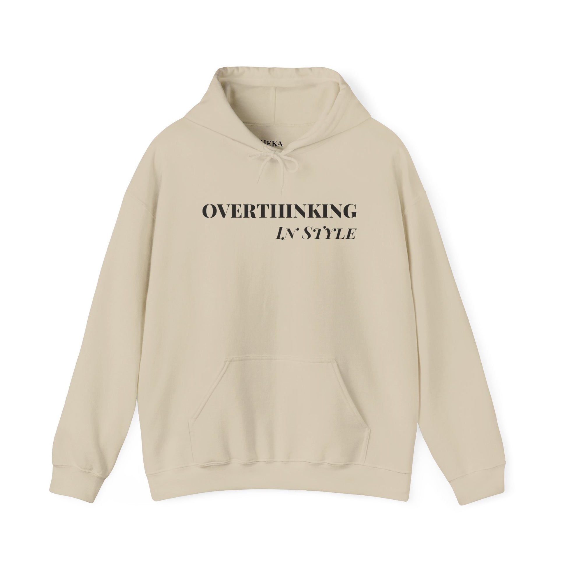 Unisex Hoodie Overthinking in Style