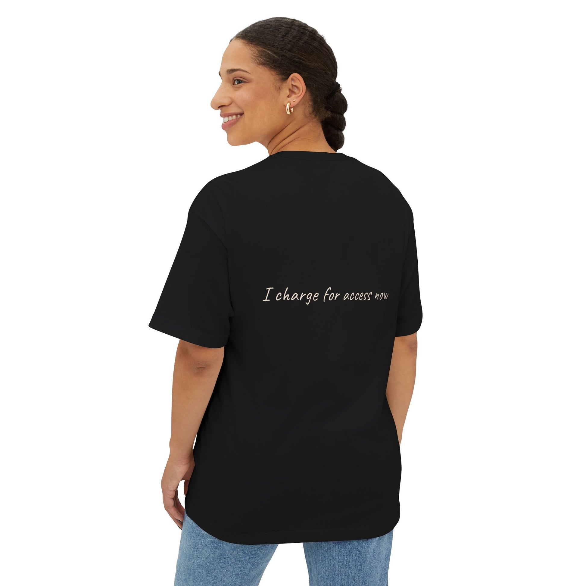 Healing Journey Quote Boxy Tee | Oversized Mindfulness T-Shirt