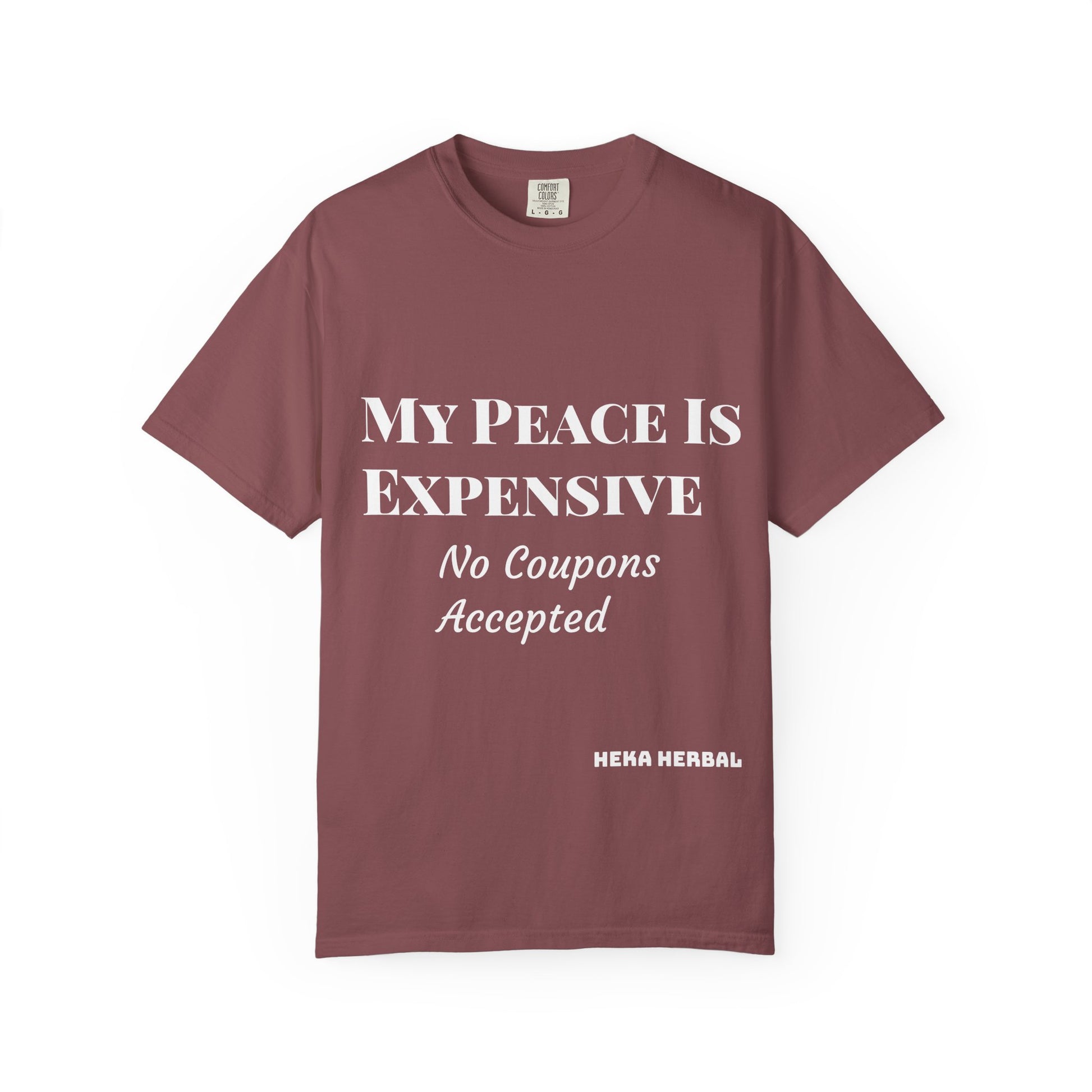 My Peace Is Expensive T-Shirt | Funny Quote Tee for Relaxed Vibes