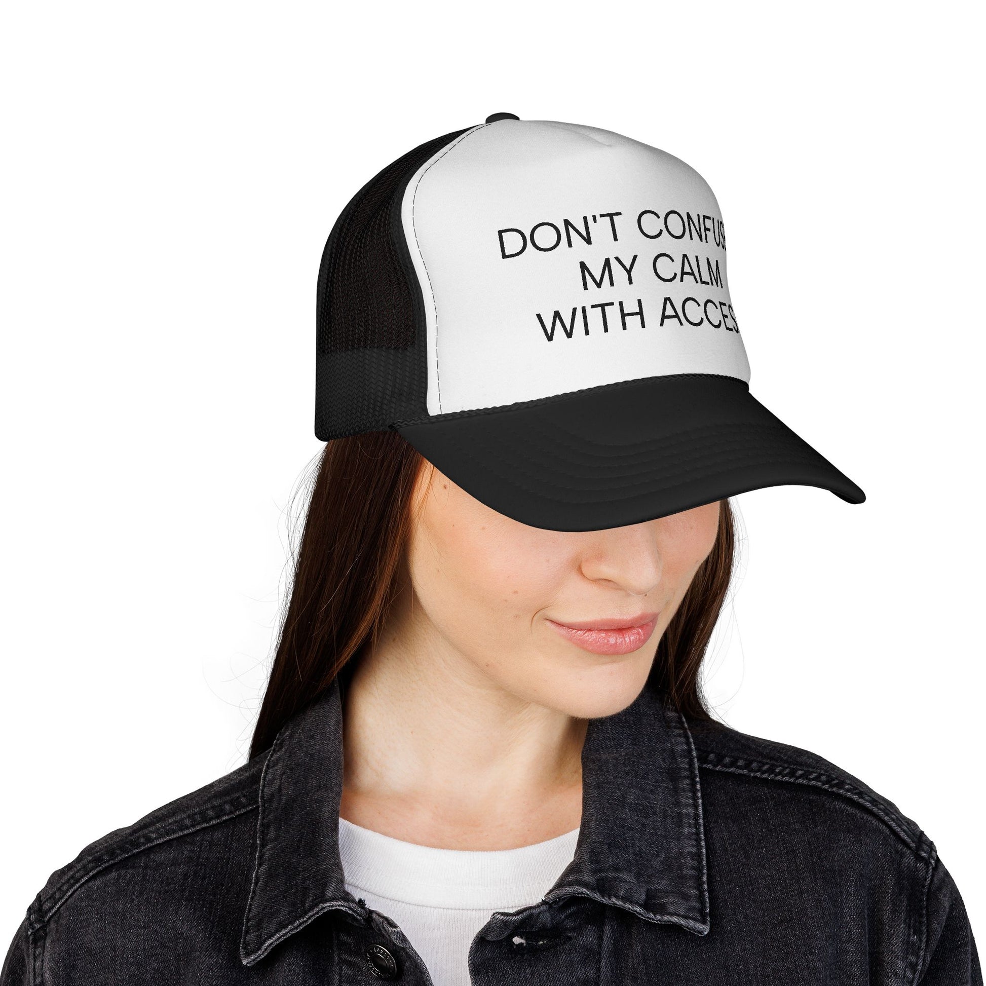 Don’t Confuse My Calm Trucker Hat | Funny Mesh Back Cap