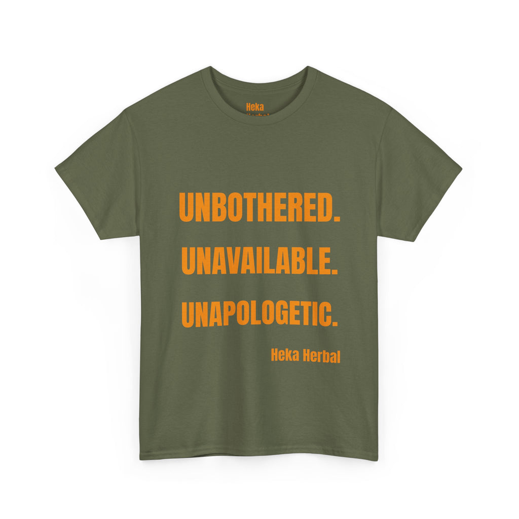 Unbothered Unavailable Unapologetic Tee, Motivational Shirt, Casual Outfit, Gift for Her, Relaxed Fit Tee, Everyday Wear