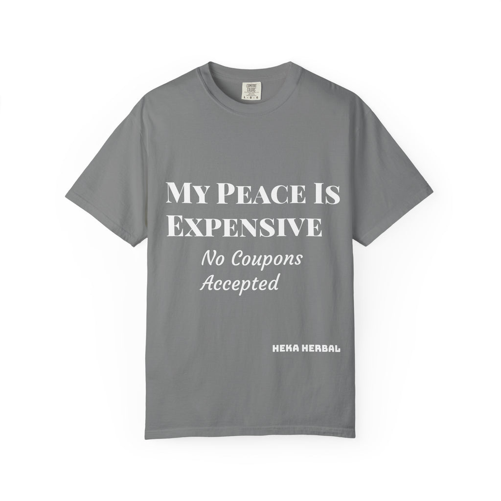 My Peace Is Expensive T-Shirt | Funny Quote Tee for Relaxed Vibes