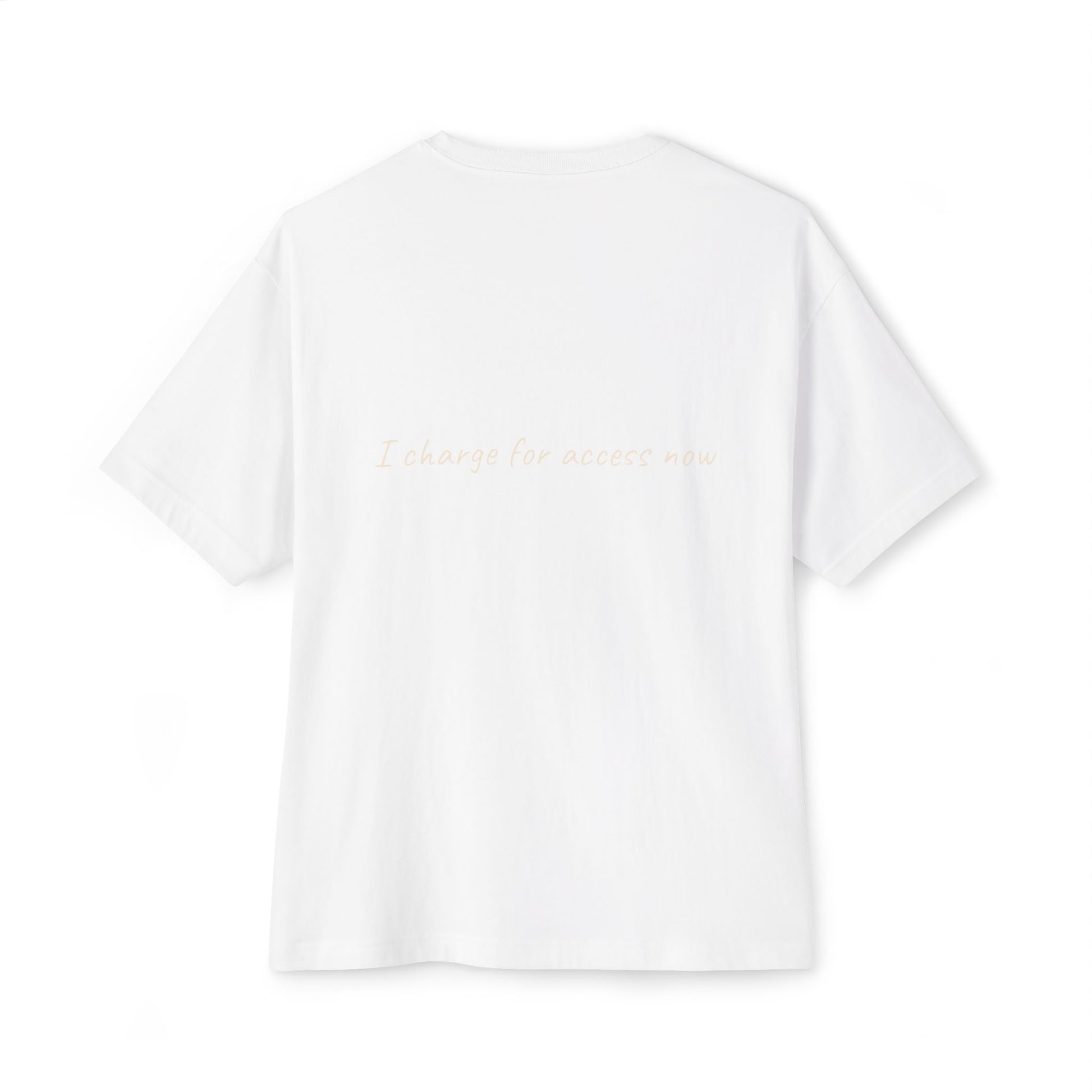 Healing Journey Quote Boxy Tee | Oversized Mindfulness T-Shirt