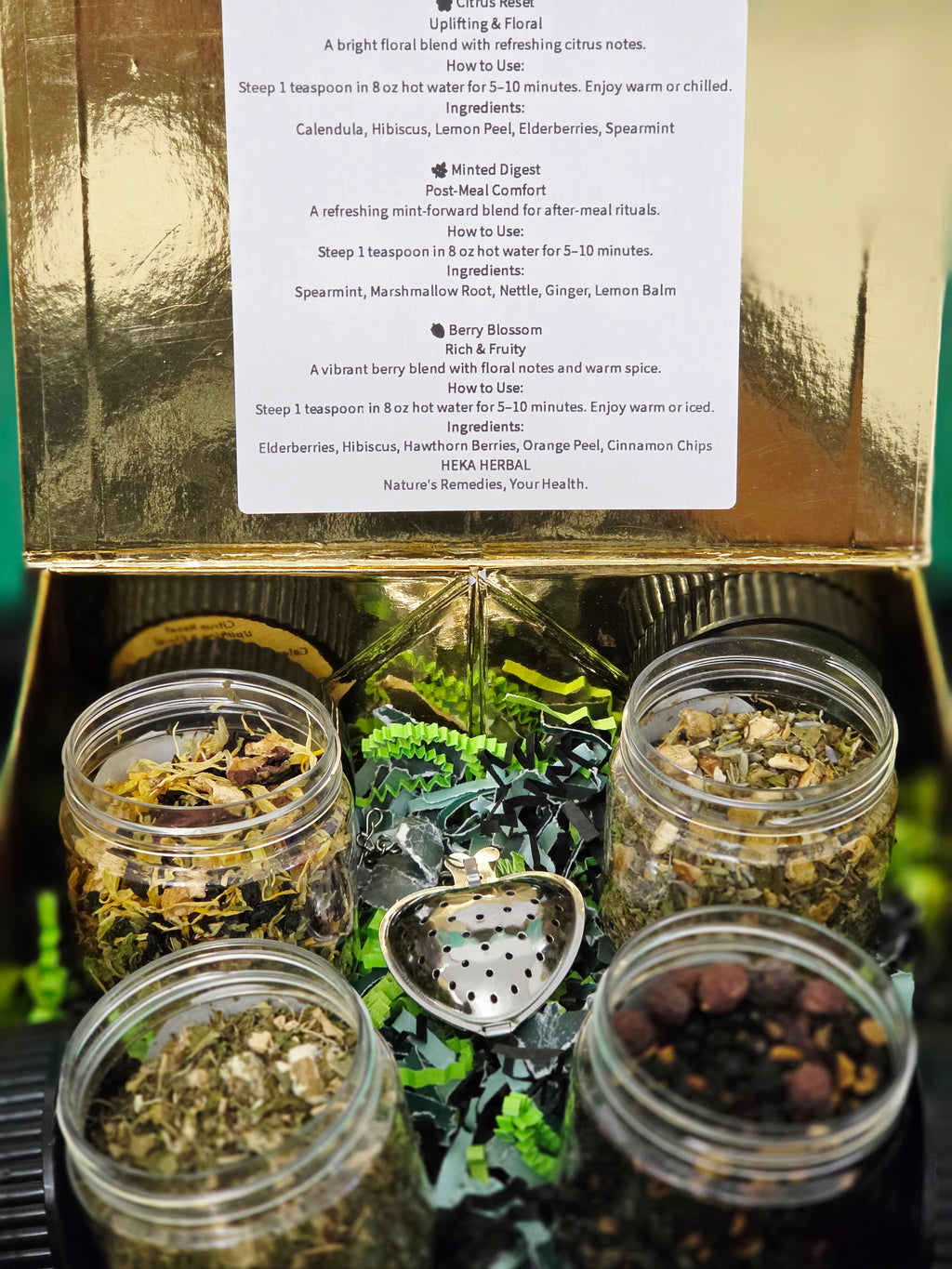 HERBAL TEA COLLECTION – Wellness Tea Variety Gift Set – Heka Herbal by Heka Herbal