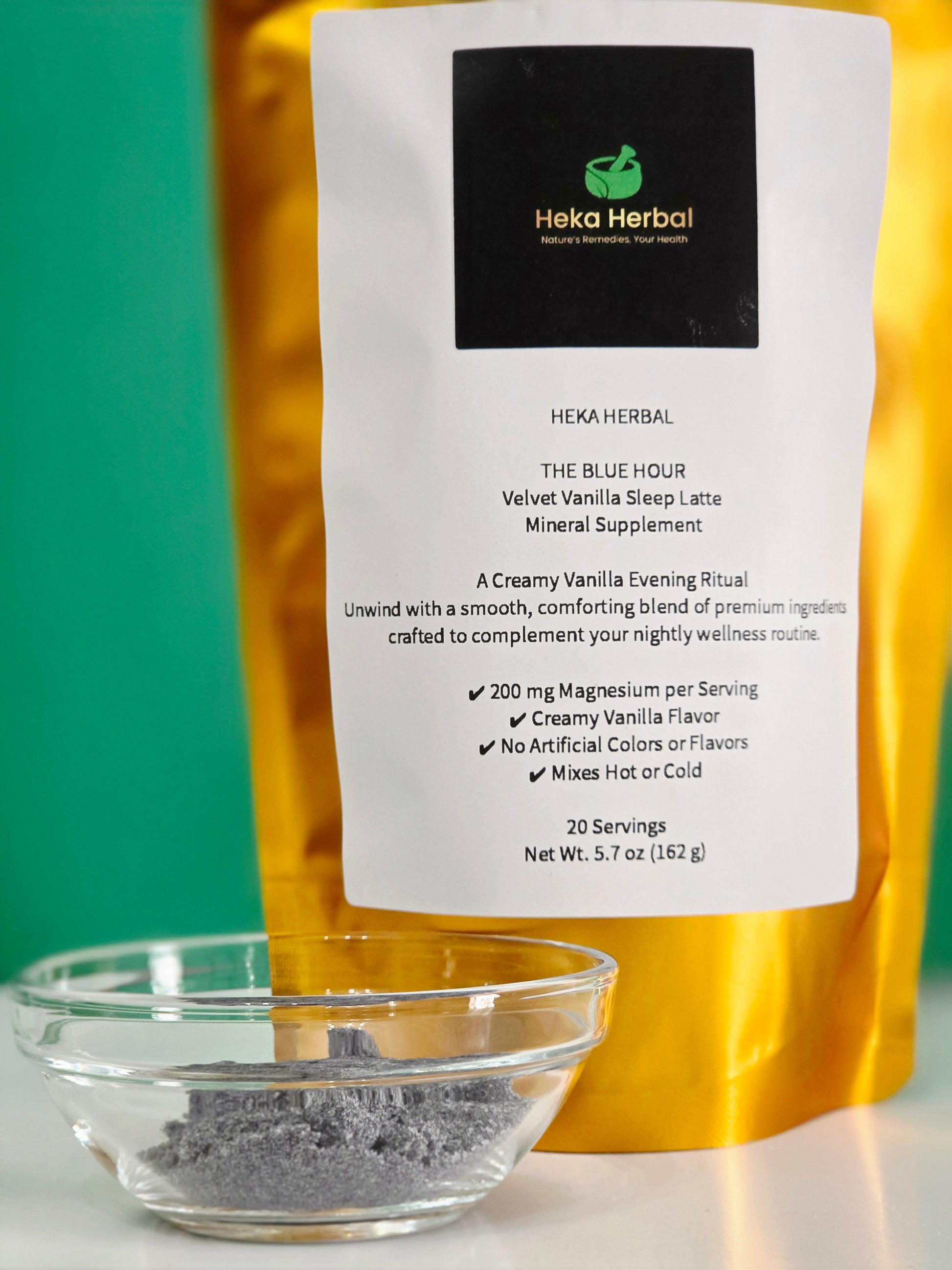 The Blue Hour —Velvet Vanilla Sleep Latte by Heka Herbal