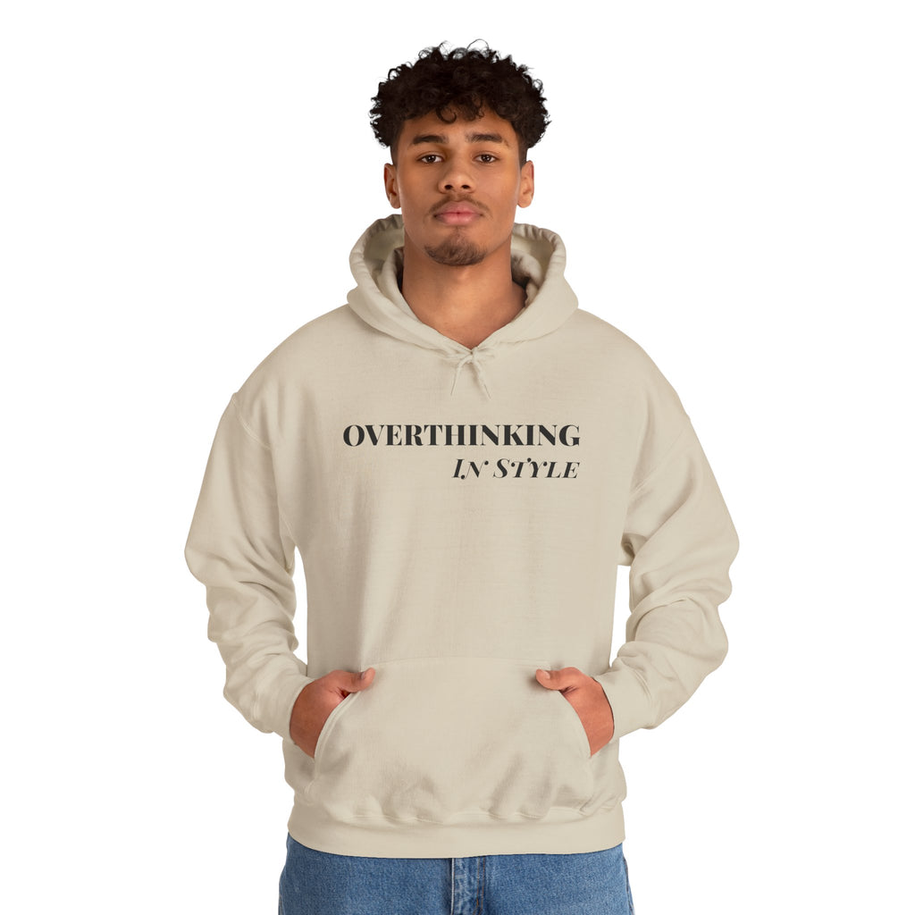Unisex Hoodie Overthinking in Style