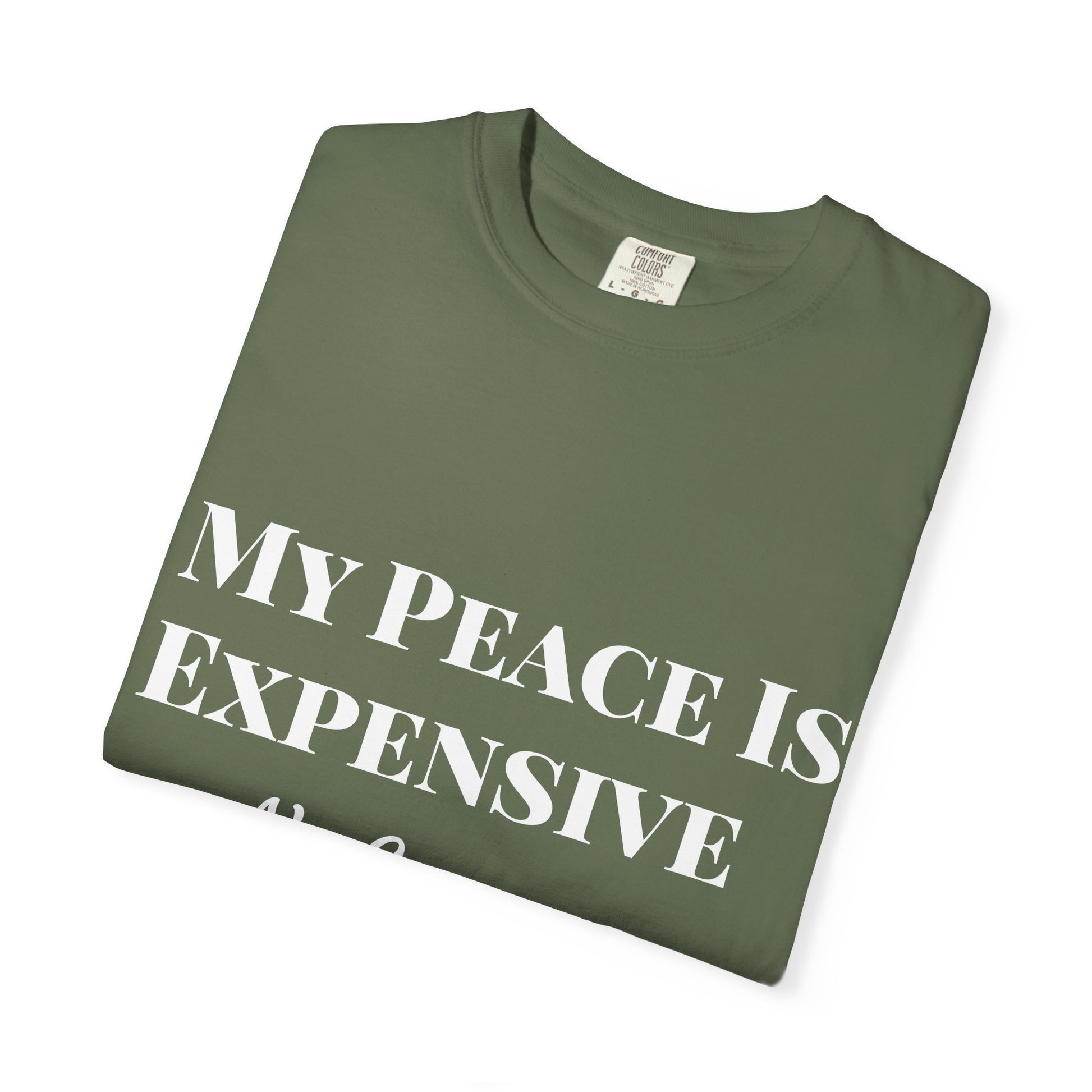 My Peace Is Expensive T-Shirt | Funny Quote Tee for Relaxed Vibes