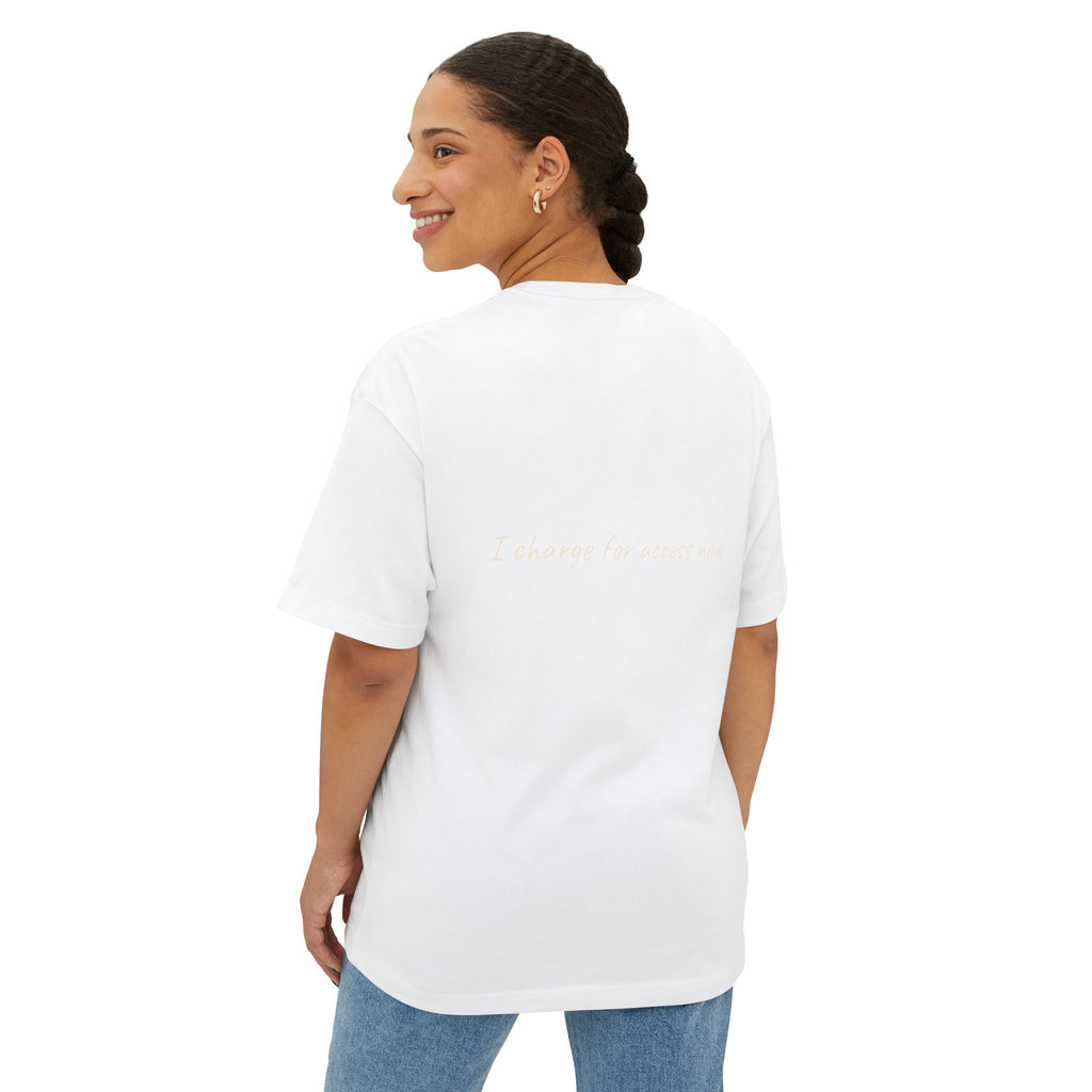 Healing Journey Quote Boxy Tee | Oversized Mindfulness T-Shirt