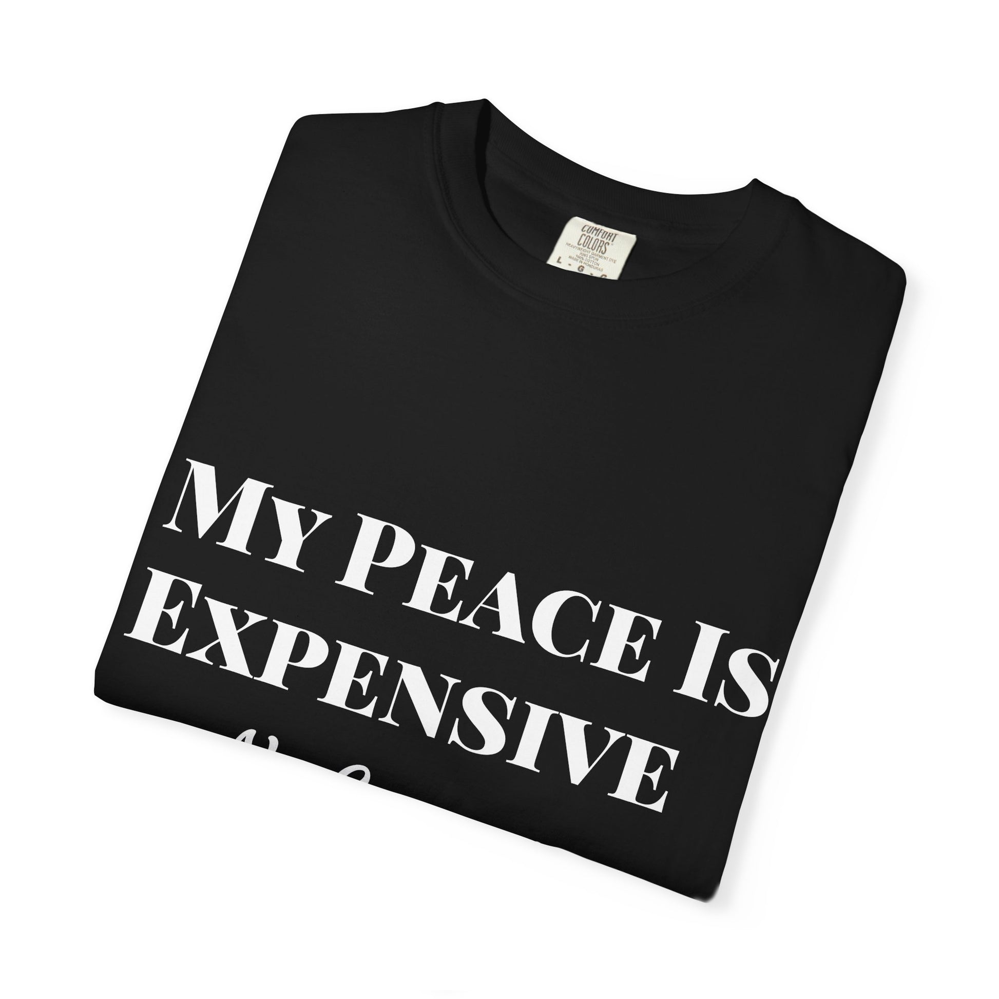 My Peace Is Expensive T-Shirt | Funny Quote Tee for Relaxed Vibes