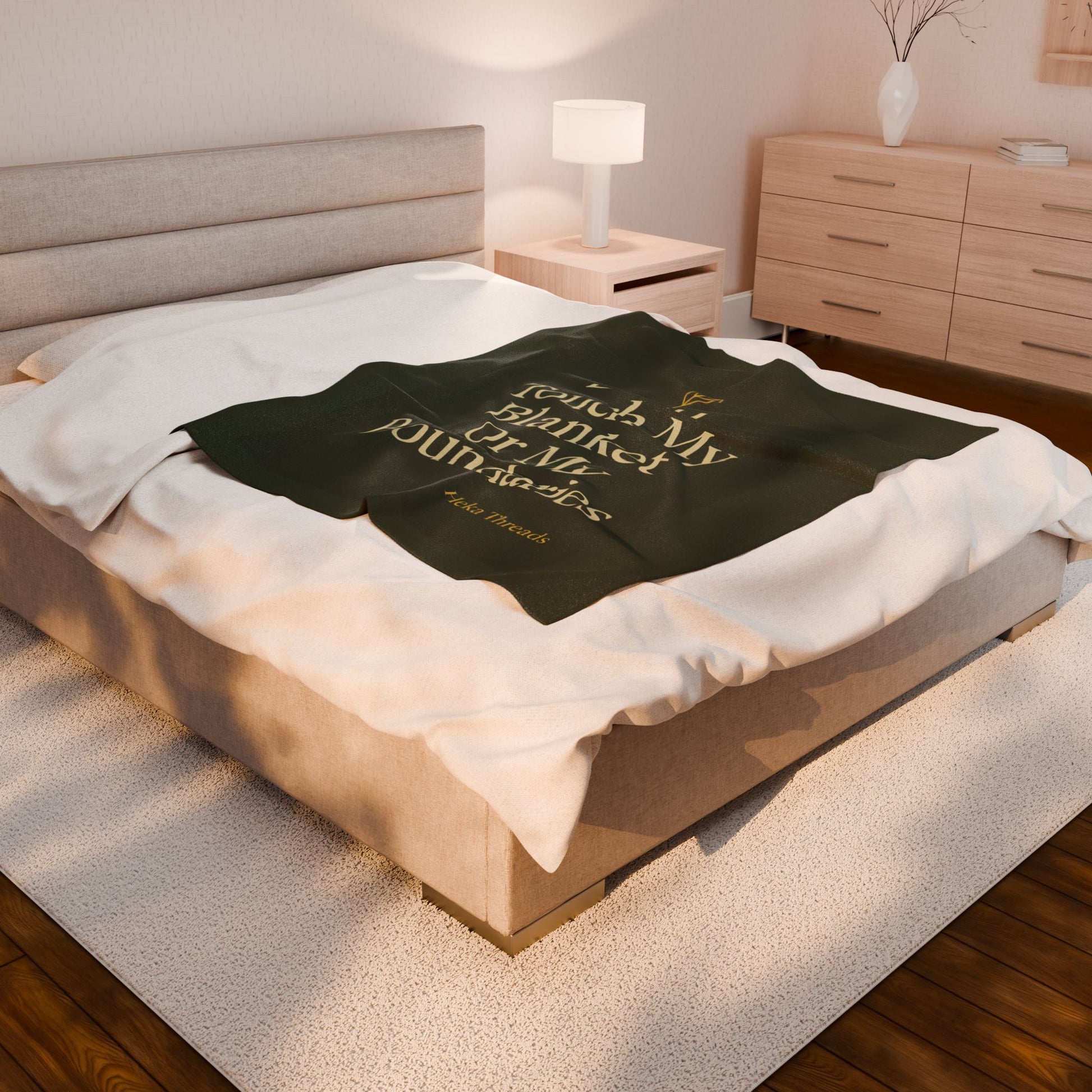 Don’t Touch My Blanket Or My Boundaries Throw Blanket