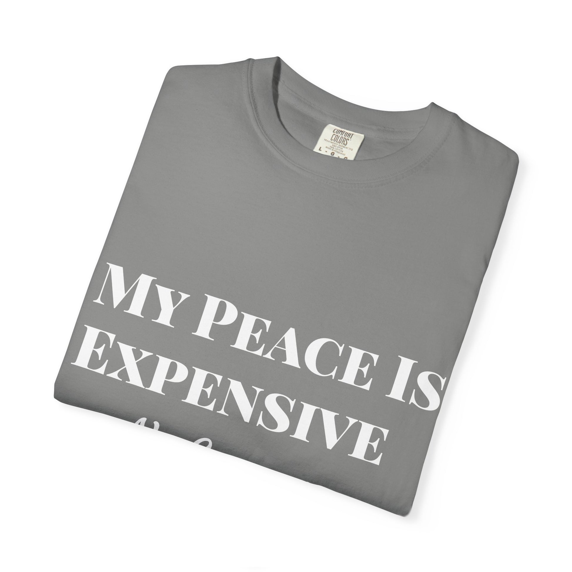 My Peace Is Expensive T-Shirt | Funny Quote Tee for Relaxed Vibes
