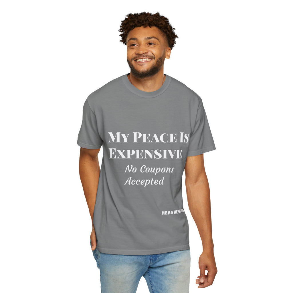 My Peace Is Expensive T-Shirt | Funny Quote Tee for Relaxed Vibes