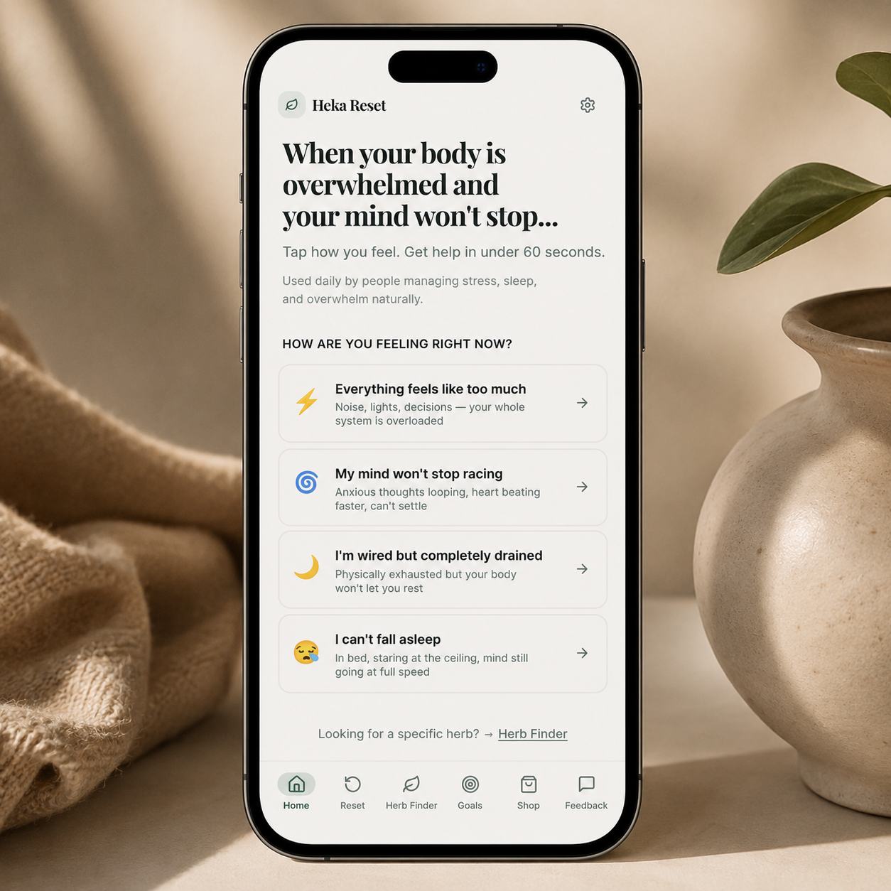 Heka Reset– Personalized Wellness Support