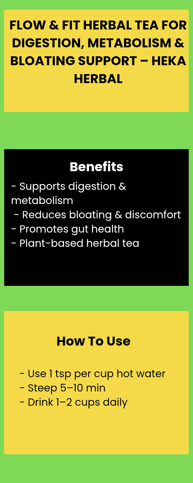 Flow & Fit Herbal Tea for Digestion, Metabolism & Bloating Support – Heka Herbal by Heka Herbal