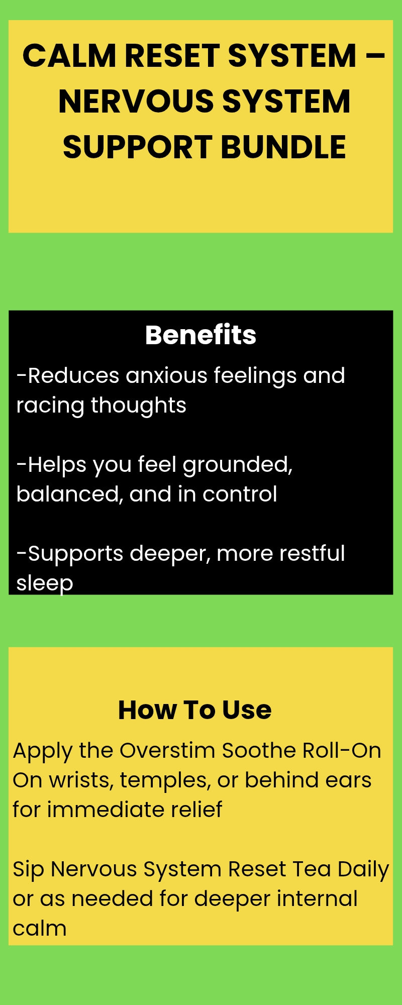 Calm Reset System – Nervous System Support Bundle – Heka Herbal