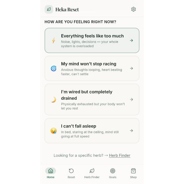 Heka Reset– Personalized Wellness Support