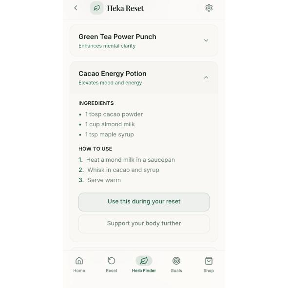 Heka Reset– Personalized Wellness Support