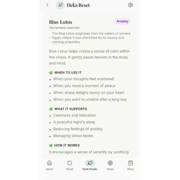 Heka Reset– Personalized Wellness Support